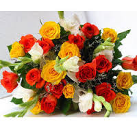 50 MIX Red Roses Bouquet