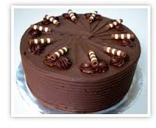 Half kg dark chocolate cake