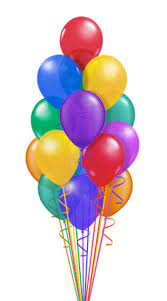 15 Helium Gas Filled Balloons
