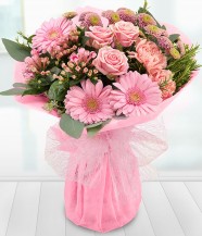 Bouquet of Pink seasonal Flowers