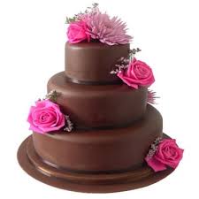 3 Tier Chocolate Cake 4 Kg