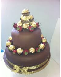 2 tier Ferrero rocher Chocolate Cake 2 Kg