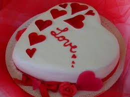 1 Kg chocolate heart Cake icing LOVE
