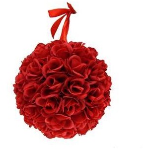 Hanging ball of 30 Red roses