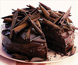 Half kg chocolate chip cake