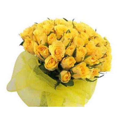 50 Yellow Roses Bouquet