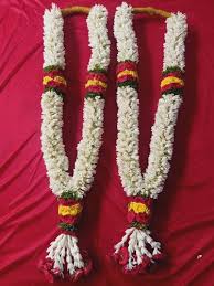 Bride and Groom Rajnigandha garlands